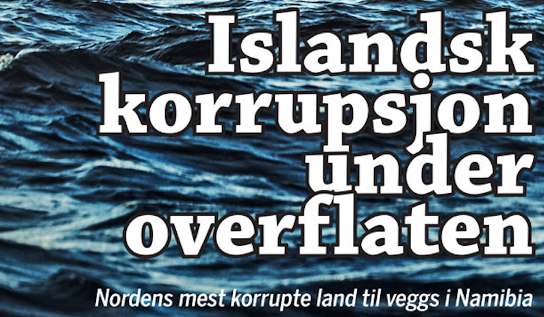 Aftenposten: Ísland spilltast Norðurlanda