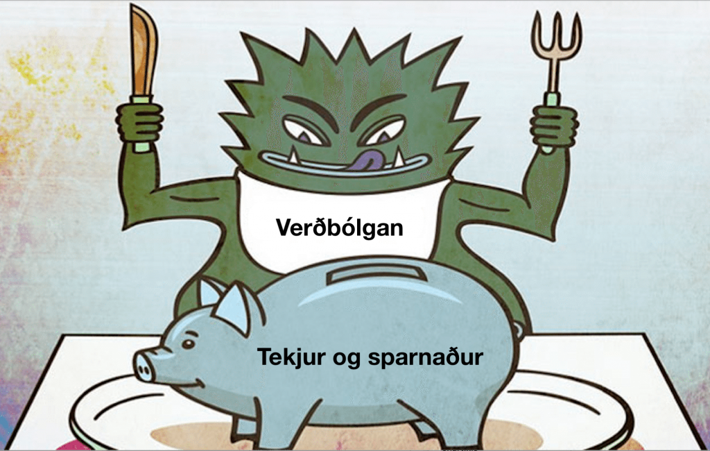 Verðbólga át skattalagfæringu ríkisstjórnarinnar