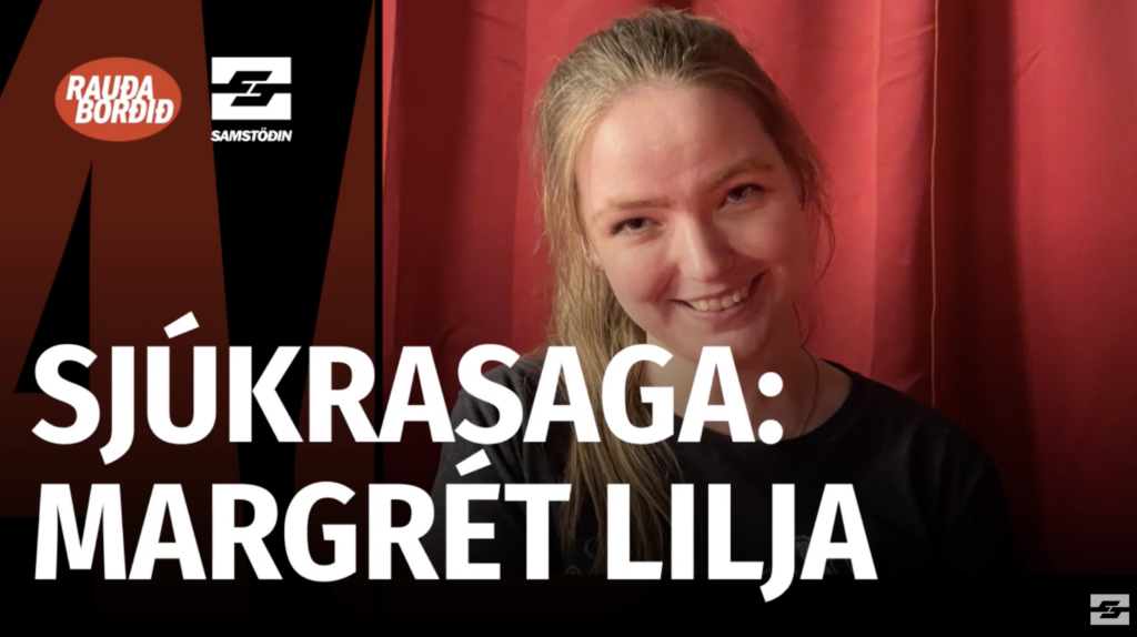 SJÚKRASAGAN: Margrét Lilja: Er dáldið skotin í hjólastólnum