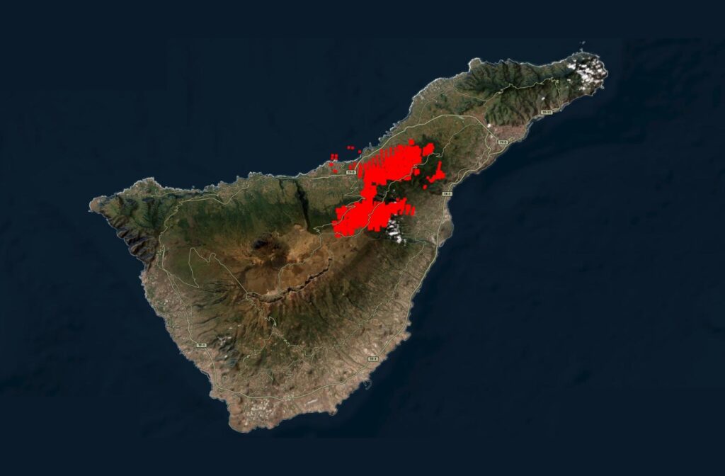 Gróðureldarnir á Tenerife hafa geisað um 5% eyjunnar en enga manneskju sakað