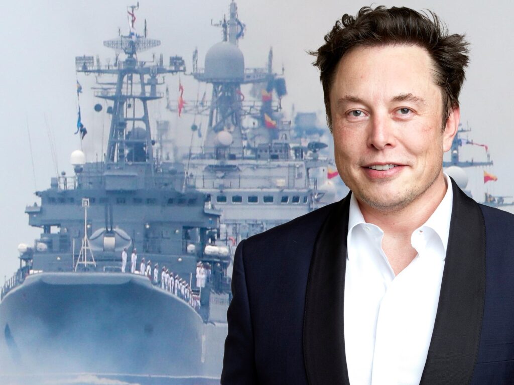 Einokun gervihnatta: Elon Musk afstýrði drónaárás Úkraínu á flota Rússa