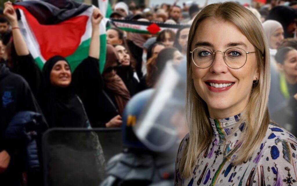 Diljá Mist lýsir skilningi á að stjórnvöld í Evrópu banni mótmæli til stuðnings Palestínu