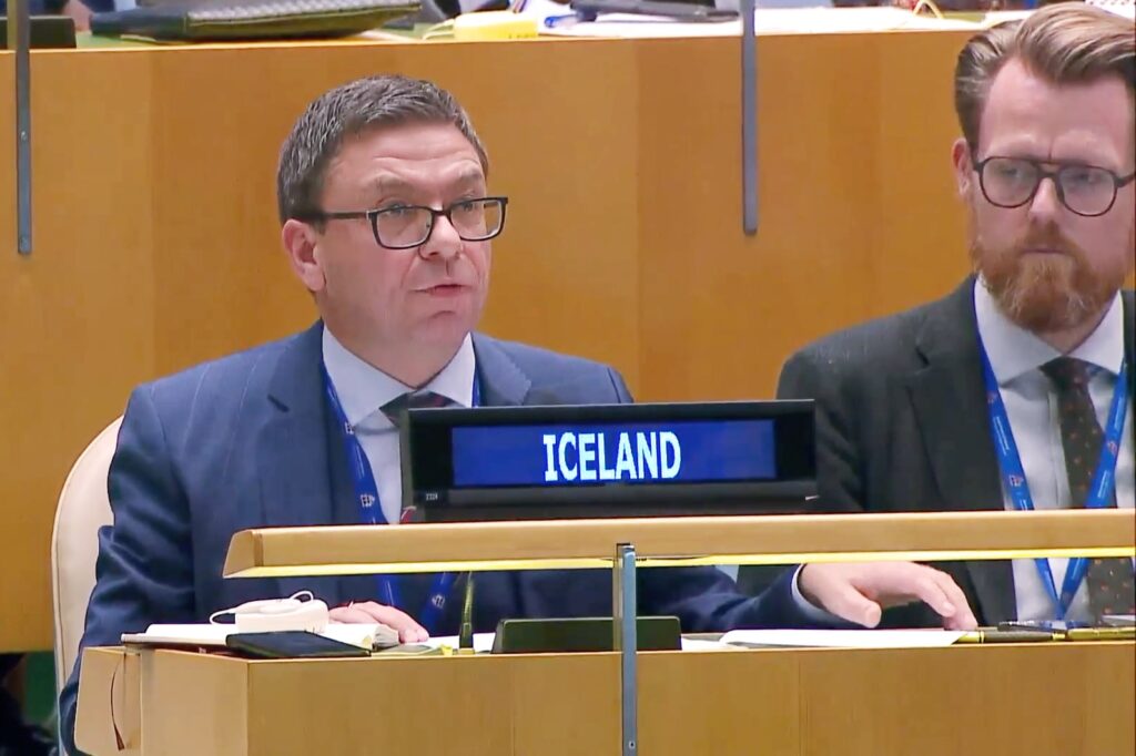 Svona varði Ísland það val að sitja hjá þegar SÞ kölluðu eftir mannúðarhléi