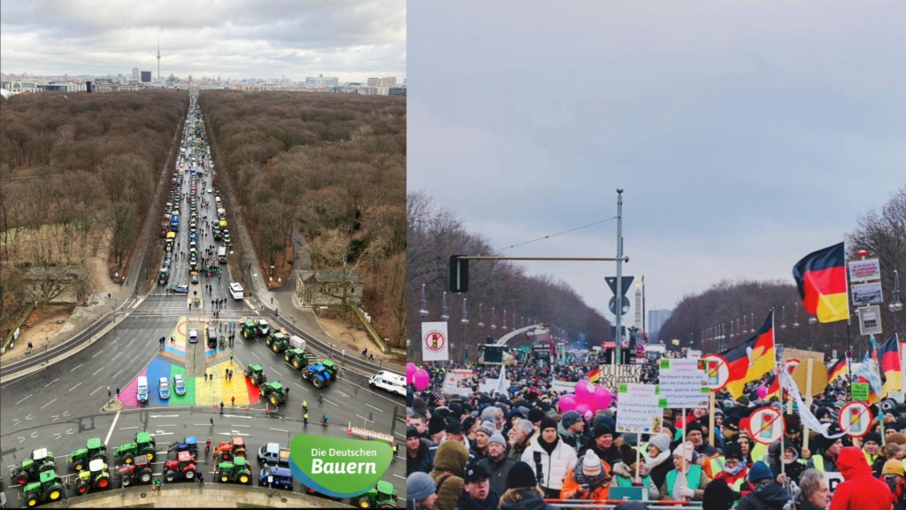 Risamótmælafundur í Berlín