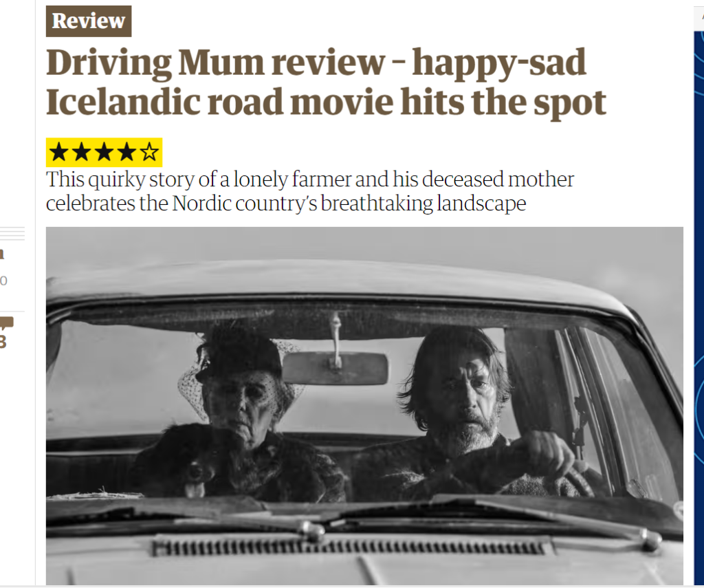 Fjögurra stjörnu dómur Guardian um það besta í íslensku mannskepnunni