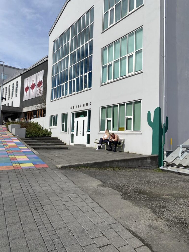 Akureyringar rífa sig úr að ofan í bongóblíðu