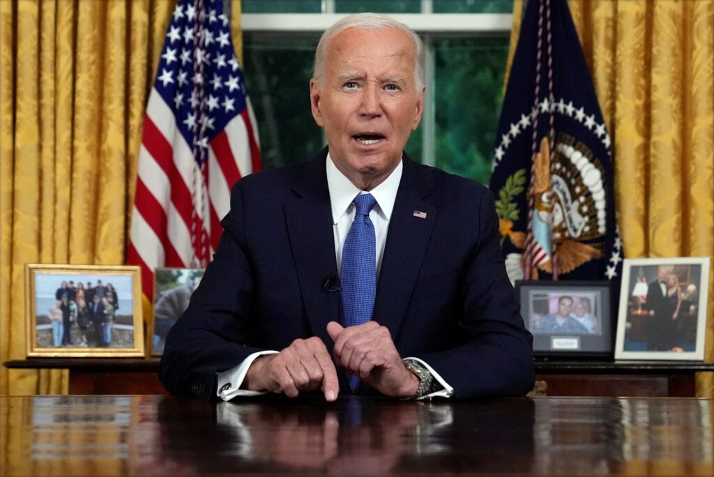 Biden segir Bandaríkin „ekki vera í stríði neins staðar í heiminum“