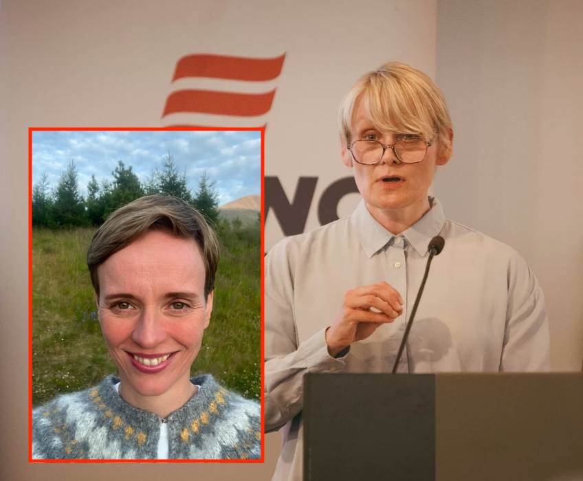 Sólveig Anna skammar Höllu Gunnars