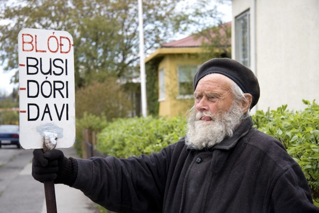 Mótmælandi Íslands: Ég hef réttlætismál að reka